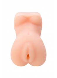 Телесный мастурбатор в виде женской фигурки - Toyfa Basic - в Рубцовске купить с доставкой