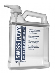 Канистра лубриканта Swiss Navy Water Based Lube на водной основе - 3,8 л. - Swiss navy - купить с доставкой в Рубцовске