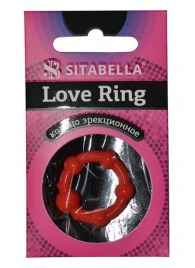 Эрекционное кольцо из киберкожи со стимулирующими бусинами - Sitabella - в Рубцовске купить с доставкой