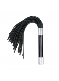 Черная плеть Easytoys Flogger With Metal Grip - 38 см. - Easy toys - купить с доставкой в Рубцовске