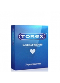Гладкие презервативы Torex  Классические  - 3 шт. - Torex - купить с доставкой в Рубцовске