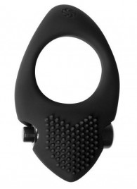 Черное эрекционное виброкольцо Pure Passion Sunset - Lola Games - в Рубцовске купить с доставкой