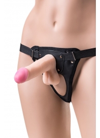 Телесный страпон на трусиках Realstick Hunter - 14,5 см. - ToyFa - купить с доставкой в Рубцовске