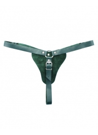 Изумрудные трусики с кольцом для страпона Ladys Arsenal - БДСМ Арсенал - купить с доставкой в Рубцовске