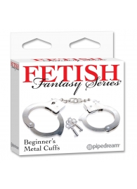 Металлические наручники Beginner s Metal Cuffs - Pipedream - купить с доставкой в Рубцовске