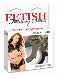 Металлические серебристые наручники Designer Metal Handcuffs - Pipedream - купить с доставкой в Рубцовске