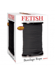 Черная веревка для связывания Bondage Rope - 60,9 м. - Pipedream - купить с доставкой в Рубцовске