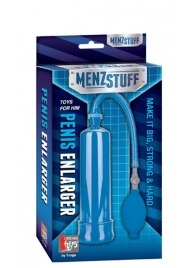 Синяя вакуумная помпа MENZSTUFF PENIS ENLARGER - Dream Toys - в Рубцовске купить с доставкой