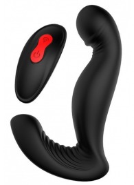 Черный вибромассажер простаты SWIRLING P-PLEASER - Dream Toys - в Рубцовске купить с доставкой