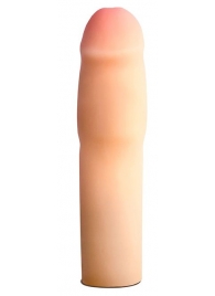 Телесная насадка-удлинитель на пенис PERFORMANCE 1.5INCH COCK XTENDER - 16 см. - Blush Novelties - в Рубцовске купить с доставкой