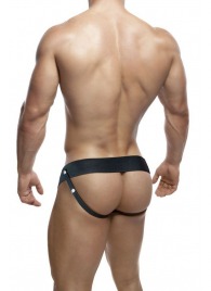 Черный мужской страпон DR. SKIN 6INCH HOLLOW STRAP ON - 16 см. - Blush Novelties - купить с доставкой в Рубцовске