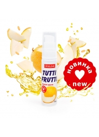 Гель-смазка Tutti-frutti со вкусом сочной дыни - 30 гр. - Биоритм - купить с доставкой в Рубцовске