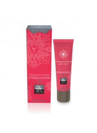 Возбуждающий интимный гель для двоих STIMULATION GEL Pomegranate   Nutmeg - 30 мл. - Shiatsu - купить с доставкой в Рубцовске