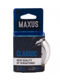 Классические презервативы в пластиковом кейсе MAXUS Classic - 3 шт. - Maxus - купить с доставкой в Рубцовске