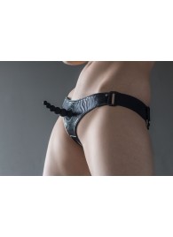 Черные трусики Better с анальной насадкой - 8 см. - Lola Games - купить с доставкой в Рубцовске