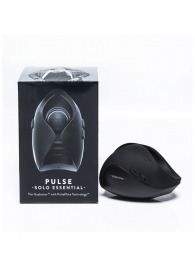 Черный инновационный мужской вибратор PULSE SOLO ESSENTIAL - Hot Octopuss - в Рубцовске купить с доставкой
