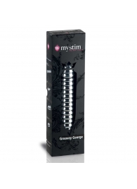 Рельефный фаллос для интенсивного электросекса Groovey George - 20 см. - MyStim - купить с доставкой в Рубцовске