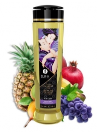 Массажное масло Libido Exotic Fruits с ароматом экзотических фруктов - 240 мл. - Shunga - купить с доставкой в Рубцовске