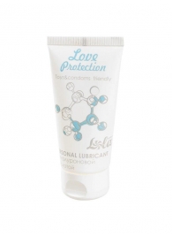 Увлажняющий лубрикант на водной основе Love Protection - 50 мл. - Lola Games - купить с доставкой в Рубцовске