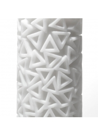 Белый 3D мастурбатор PILE - Tenga - в Рубцовске купить с доставкой