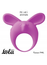 Фиолетовое эрекционное кольцо Fennec Phil - Lola Games - в Рубцовске купить с доставкой