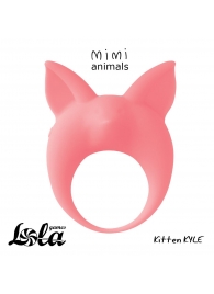 Оранжевое эрекционное кольцо Kitten Kyle - Lola Games - в Рубцовске купить с доставкой