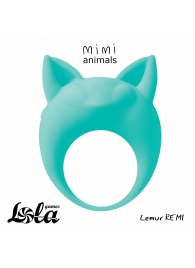 Зеленое эрекционное кольцо Lemur Remi - Lola Games - в Рубцовске купить с доставкой
