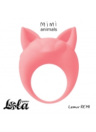 Оранжевое эрекционное кольцо Lemur Remi - Lola Games - в Рубцовске купить с доставкой