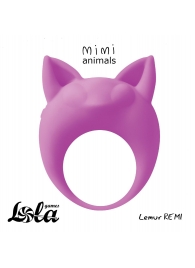 Фиолетовое эрекционное кольцо Lemur Remi - Lola Games - в Рубцовске купить с доставкой