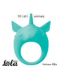 Зеленое эрекционное кольцо Unicorn Alfie - Lola Games - в Рубцовске купить с доставкой