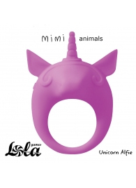 Фиолетовое эрекционное кольцо Unicorn Alfie - Lola Games - в Рубцовске купить с доставкой
