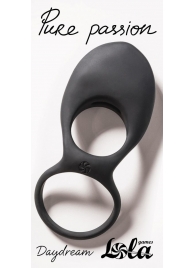 Черное эрекционное виброкольцо Daydream - Lola Games - в Рубцовске купить с доставкой
