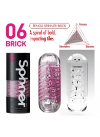 Мастурбатор SPINNER Brick - Tenga - в Рубцовске купить с доставкой