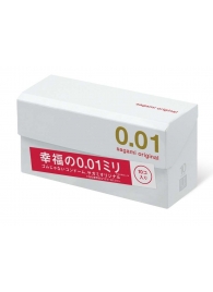 Супер тонкие презервативы Sagami Original 0.01 - 10 шт. - Sagami - купить с доставкой в Рубцовске