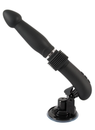 Черная секс-машина с поступательными движениями Fucking Machine - Orion - купить с доставкой в Рубцовске