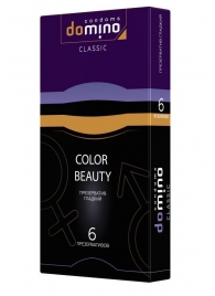 Разноцветные презервативы DOMINO Colour Beauty - 6 шт. - Domino - купить с доставкой в Рубцовске