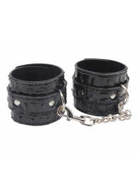 Черные наручники Surrender Wrist Restraints - Chisa - купить с доставкой в Рубцовске