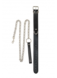 Черный ошейник с поводком Wild - Lola Games - купить с доставкой в Рубцовске