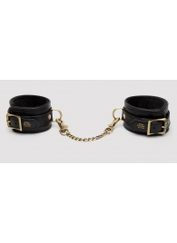Черные оковы на ноги Bound to You Faux Leather Ankle Cuffs - Fifty Shades of Grey - купить с доставкой в Рубцовске