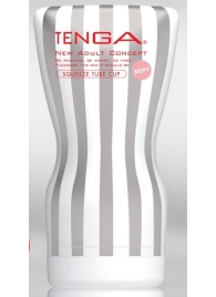 Мастурбатор TENGA Squeeze Tube Cup Soft - Tenga - в Рубцовске купить с доставкой