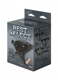 Пояс HARNESS BEST SELECT с вагинальной пробкой - LOVETOY (А-Полимер) - купить с доставкой в Рубцовске