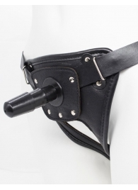Черный пояс для насадок CLASS STRAP Restyling - LOVETOY (А-Полимер) - купить с доставкой в Рубцовске