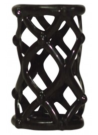 Чёрная насадка-сетка на пенис Orgasmus Wunder - Orion - в Рубцовске купить с доставкой