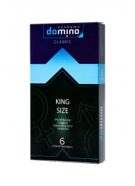 Презервативы увеличенного размера DOMINO Classic King size - 6 шт. - Domino - купить с доставкой в Рубцовске