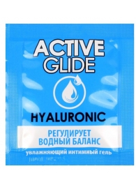 Лубрикант на водной основе Active Glide с гиалуроновой кислотой - 3 гр. - Биоритм - купить с доставкой в Рубцовске