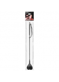 Черный стек с наконечником-сердечком - 54 см. - Notabu - купить с доставкой в Рубцовске