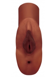 Коричневый мастурбатор Perfect Pussy Double Stroker - Pipedream - в Рубцовске купить с доставкой
