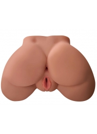 Кофейный мастурбатор-полуторс Perfect Ass Masturbator - Pipedream - в Рубцовске купить с доставкой