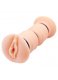 Телесный вибромастурбатор-вагина Michelle - Baile - в Рубцовске купить с доставкой