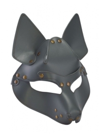 Серая маска Wolf с клепками - Sitabella - купить с доставкой в Рубцовске